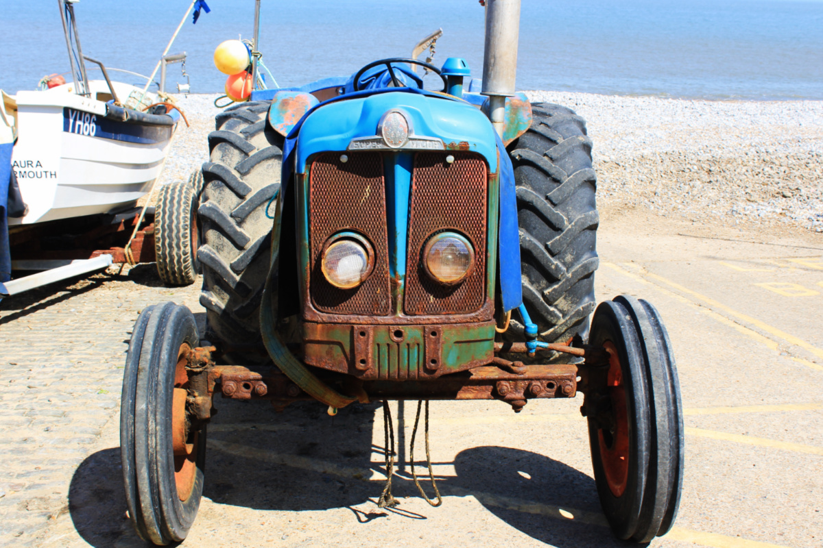 Trevor the Tractor at Cromer